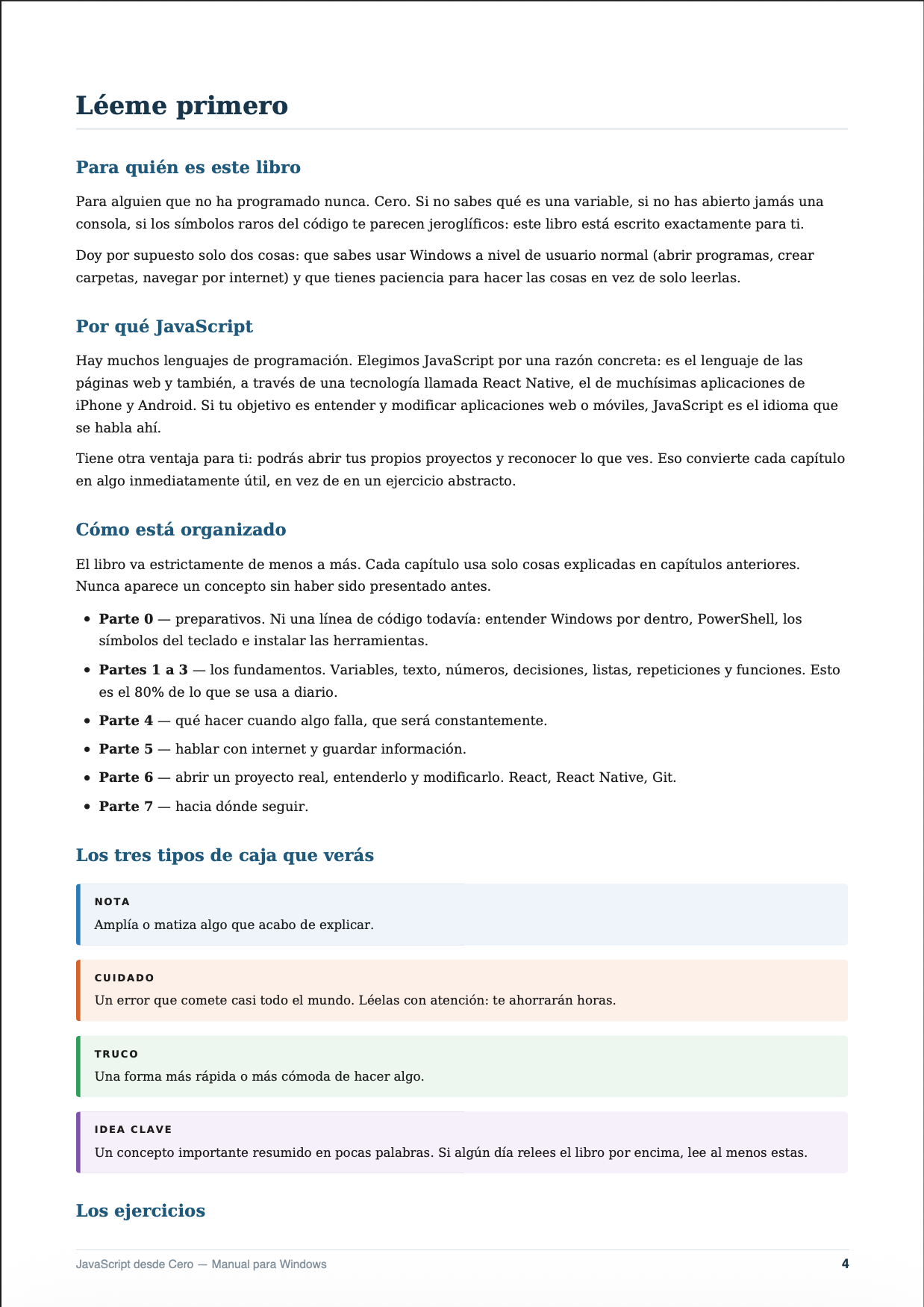Aprende a Programar desde Cero — Manual
