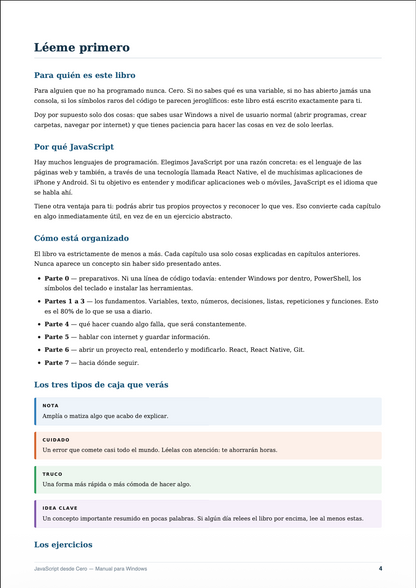 Aprende a Programar desde Cero — Manual